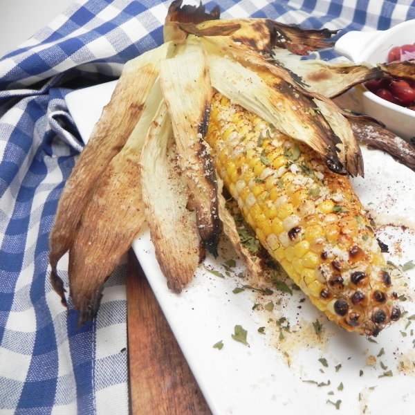 Mexican Roasted Street Corn on the Cob