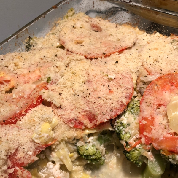 Broccoli and Artichoke Bake