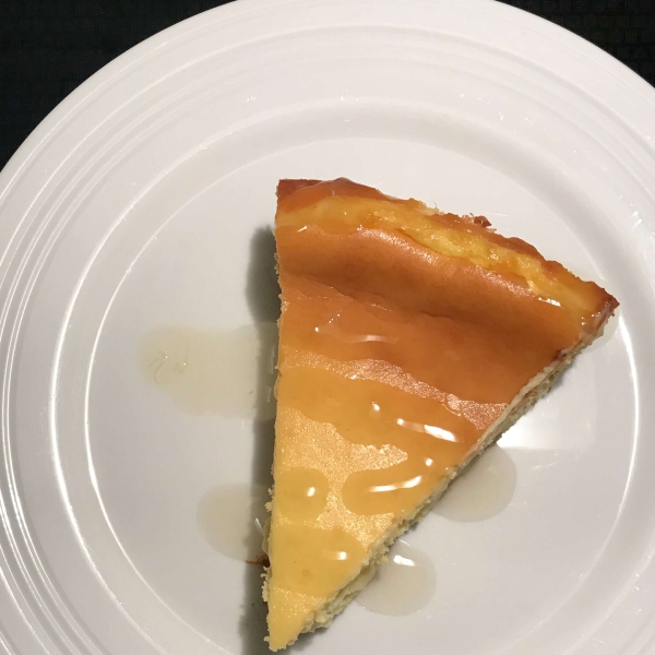 Mango Cheesecake with Sweet Ginger Crust