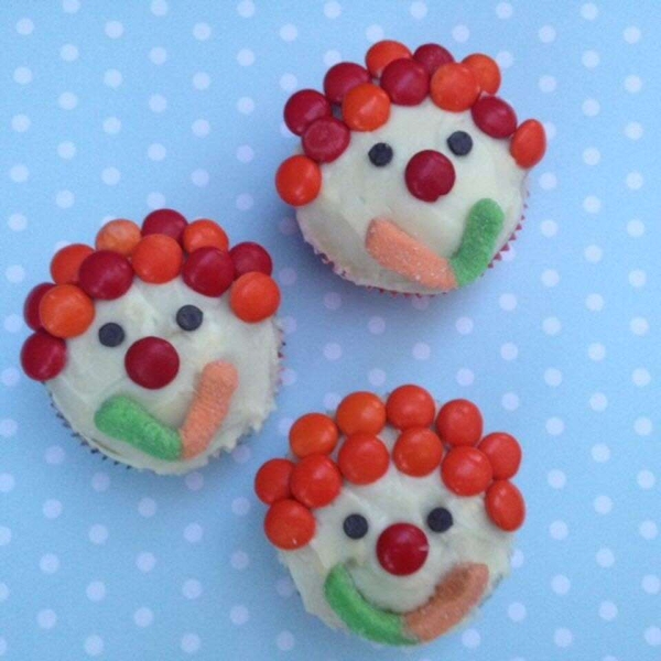 Clown Cupcakes
