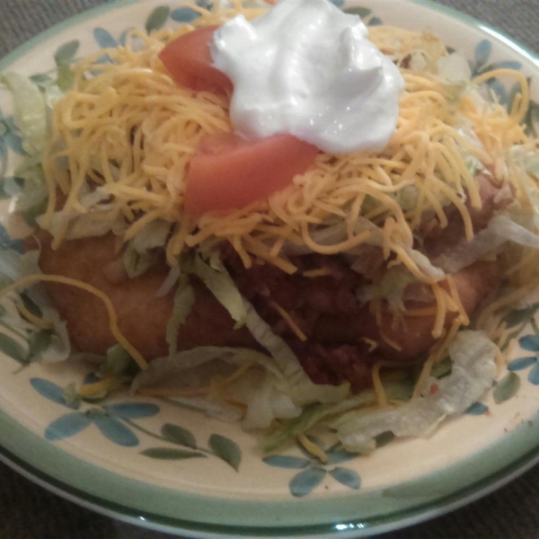 Indian Tacos with Yeast Fry Bread