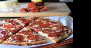 Keto Pepperoni Pizza with Fathead Crust