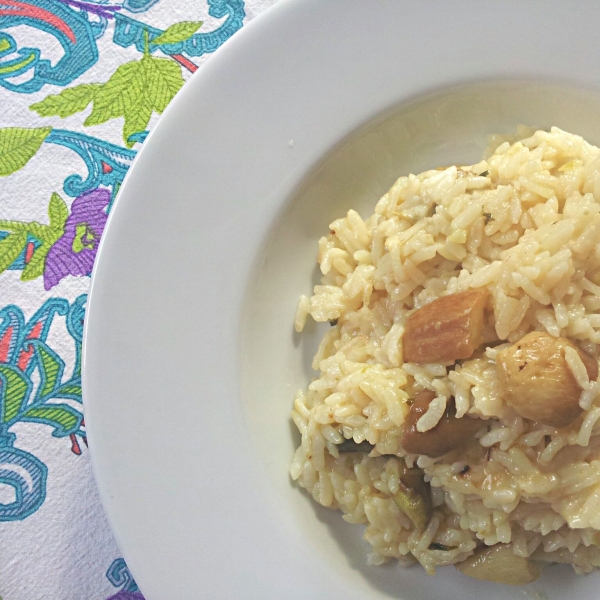 Risotto ai Funghi Porcini in Pentola a Pressione (Porcini Mushroom Risotto)