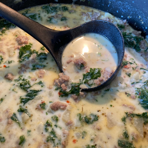 Sausage, Potato and Kale Soup