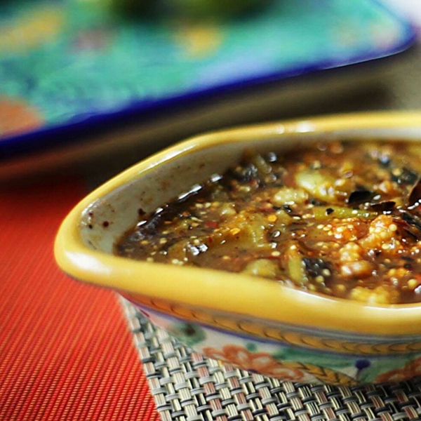 Mexican Charred Tomatillo Salsa