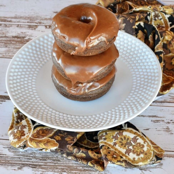Glazed Chocolate Donuts