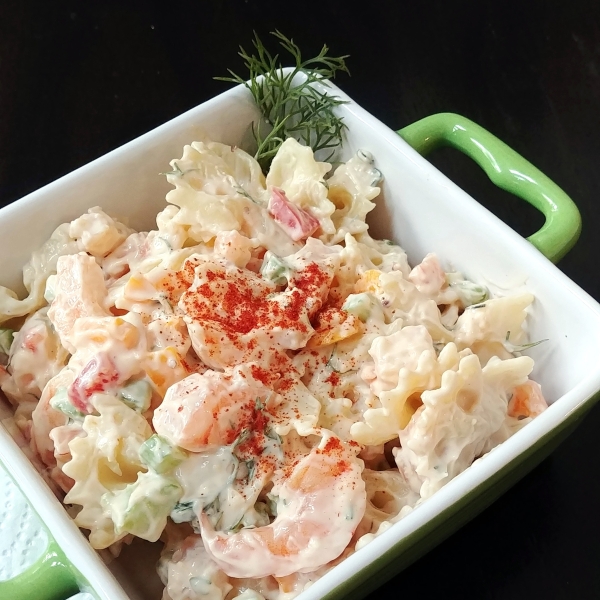 Shrimp and Pasta Shell Salad