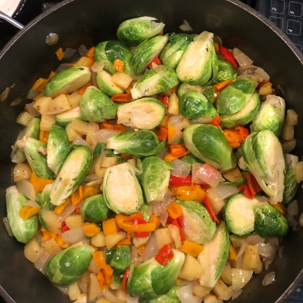 Brussels Sprouts Stir Fry