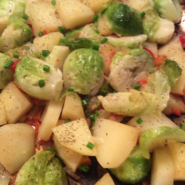 Brussels Sprouts Stir Fry