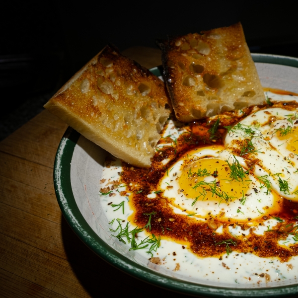Turkish Eggs (Cilbir)