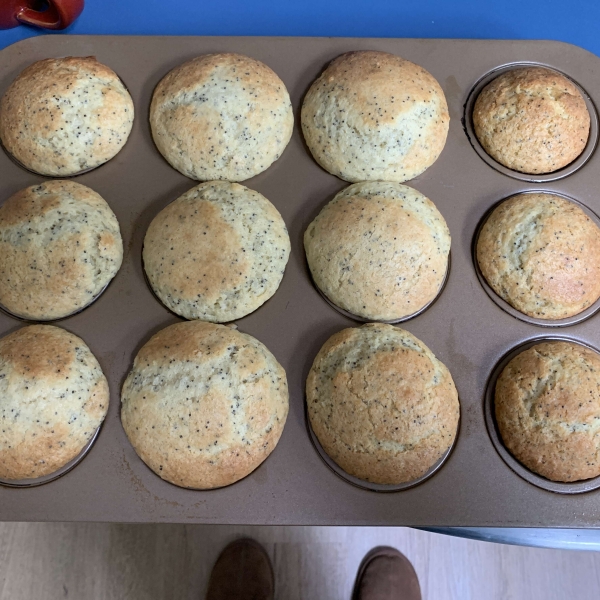 Lemony Poppy Seed Muffins