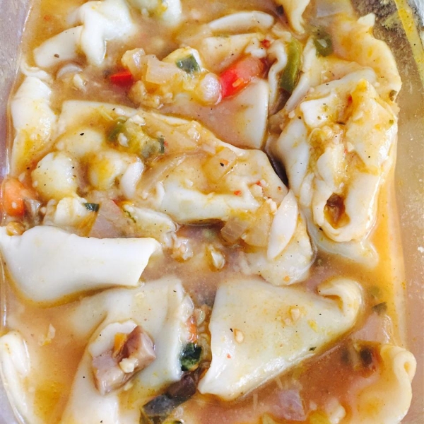 Quick Pot Sticker Soup