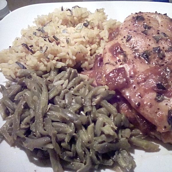 Caramelized Onion and Gouda Stuffed Chicken