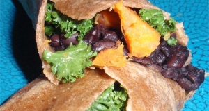 Yam and Kale Wrap