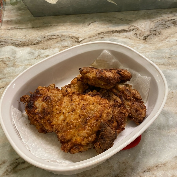 Easy Skinless Fried Chicken Thighs