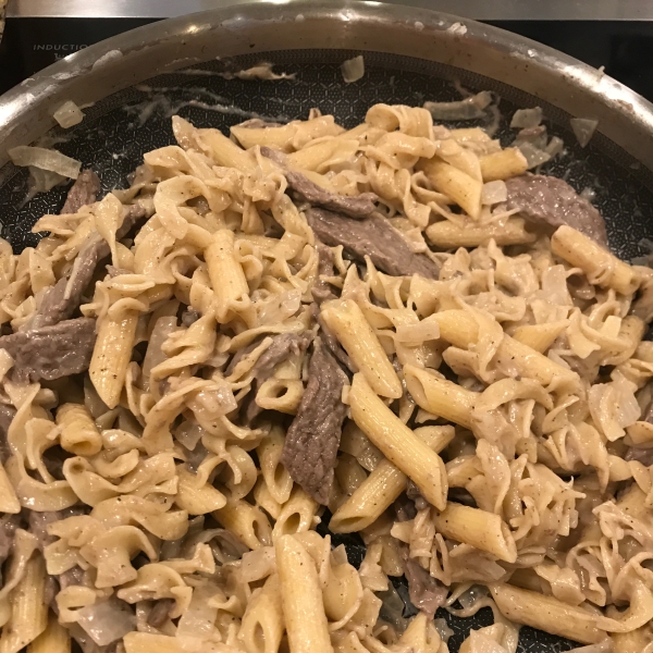 One-Dish Beef Stroganoff and Noodles
