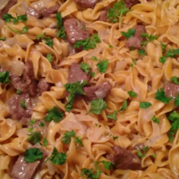 One-Dish Beef Stroganoff and Noodles