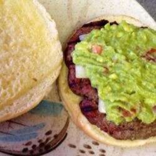 Guacamole Cilantro Lime Cheeseburger