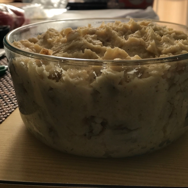 Slow Cooker Mashed Potatoes and Cauliflower