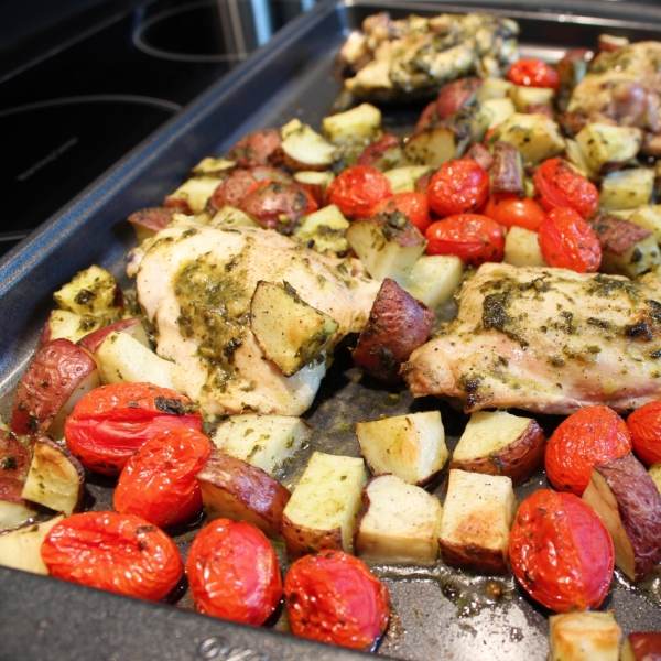 Pesto Chicken Bake