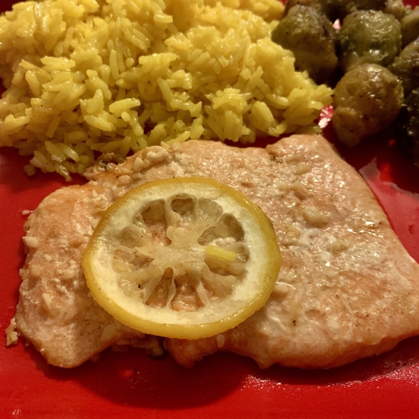 Garlic Lemon Butter Salmon