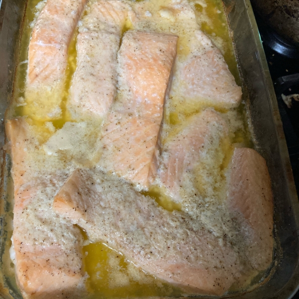 Garlic Lemon Butter Salmon