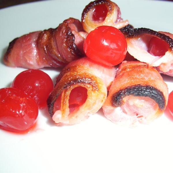 Bacon Wrapped Cherries