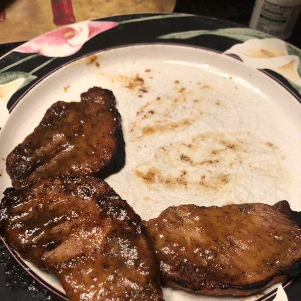 Maple-Mustard Glazed Pork Chops