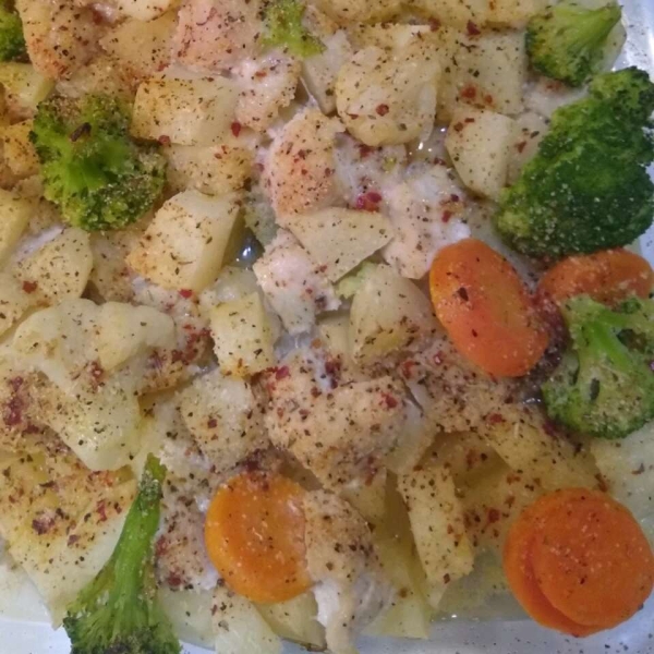 Baked Italian Chicken Dinner