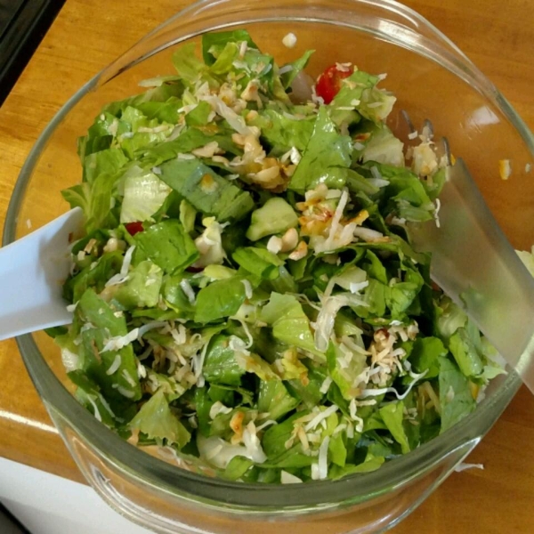 Tropical Salad with Pineapple Vinaigrette