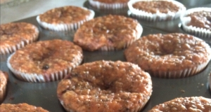 Blueberry Oatmeal Chia Seed Muffins