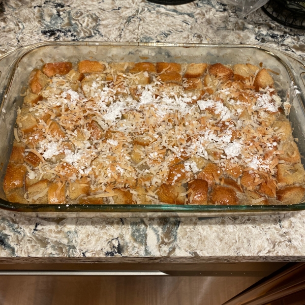 Coconut Bread Pudding