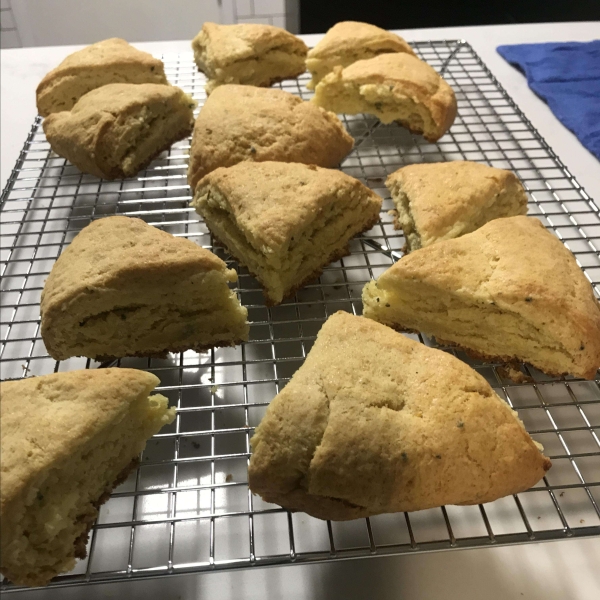 Lemon and Lavender Scones