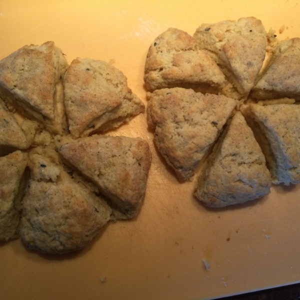 Lemon and Lavender Scones