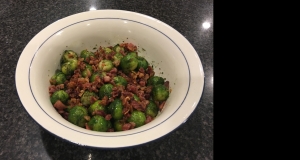 Grilled Brussels Sprouts with Bacon