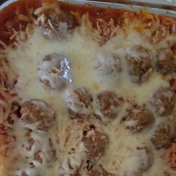 Italian Meatball Sandwich Casserole