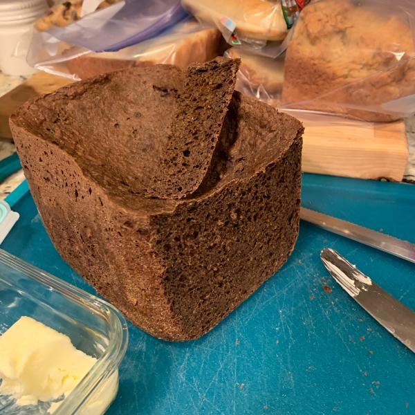 Bread Machine Pumpernickel Bread