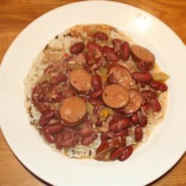 Richard and Suzanne's Famous Red Beans and Sausage