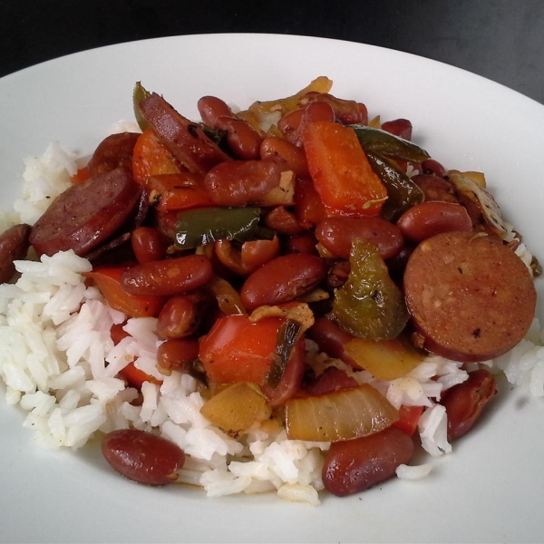 Richard and Suzanne's Famous Red Beans and Sausage