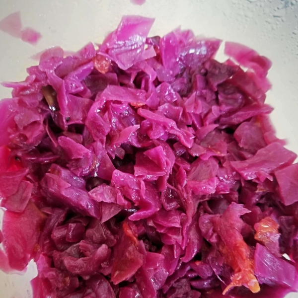 Braised Red Cabbage with Apples