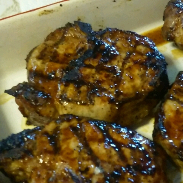 Molasses Brined Pork Chops