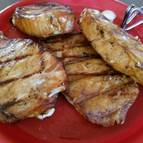 Molasses Brined Pork Chops