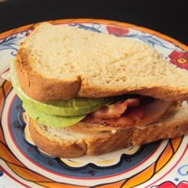 Turkey Bacon Avocado Sandwich