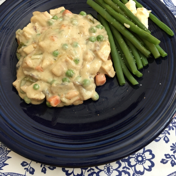 Creamed Chicken for Biscuits