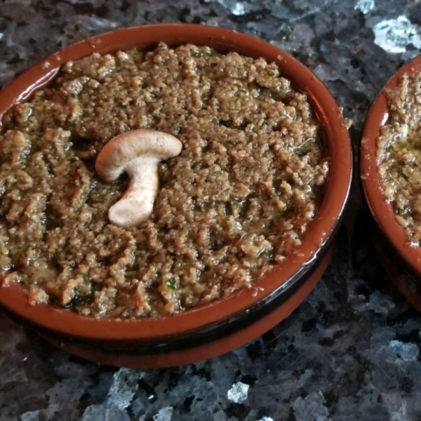 Exotic Mushroom and Walnut Pate