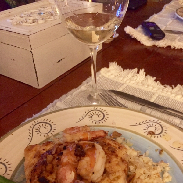 Grilled Halibut with Cilantro Garlic Butter