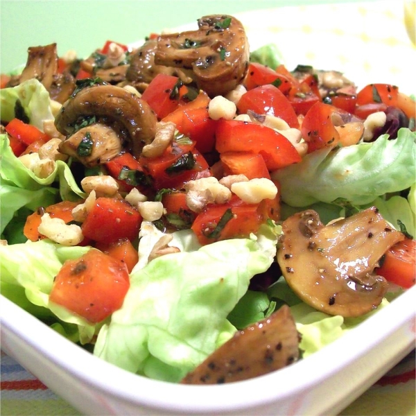 Roasted Mushroom Salad