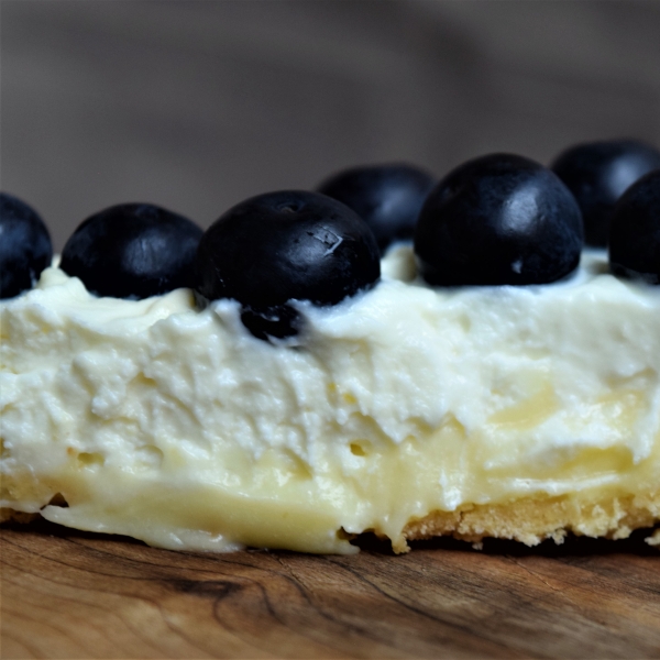 Crostata with Lemon Custard and Whipped Ricotta Cream