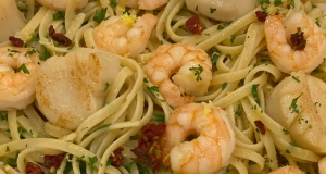 Linguine with Seafood and Sundried Tomatoes