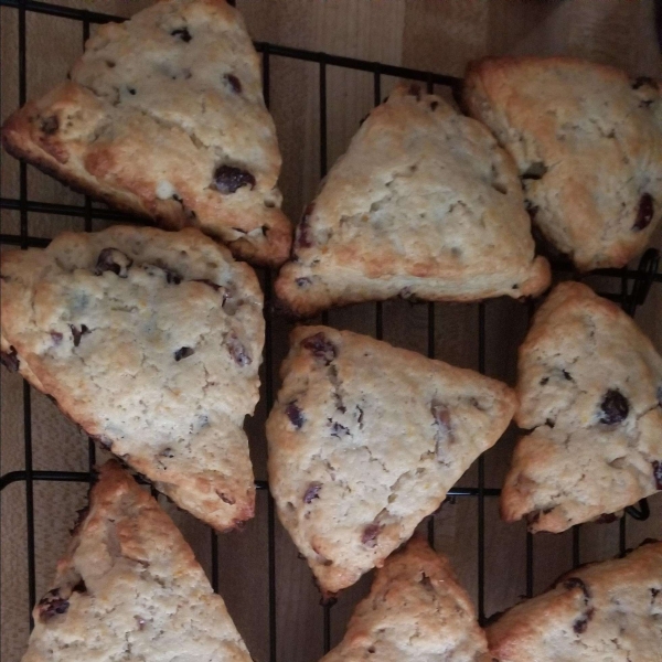 Cranberry-Orange Scones with Walnuts